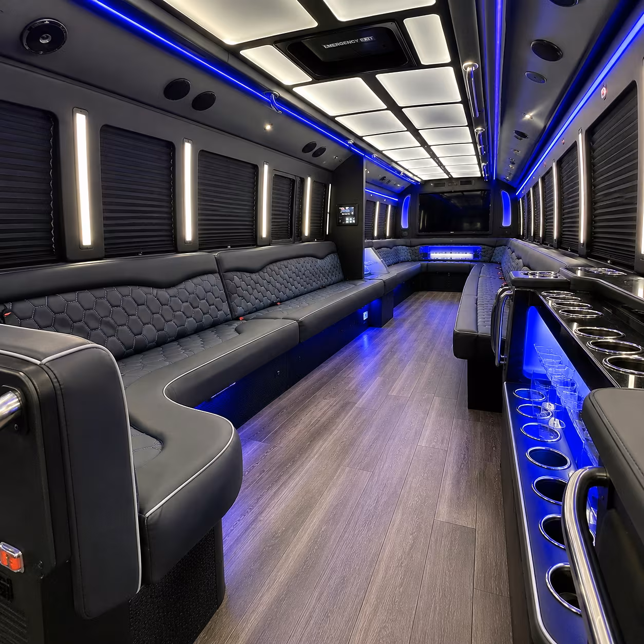 grand prairie party bus rentals inside