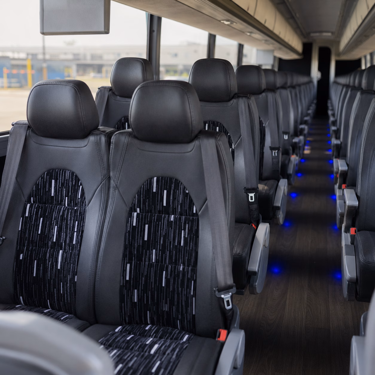 grand prairie religious group transportation onboard seating