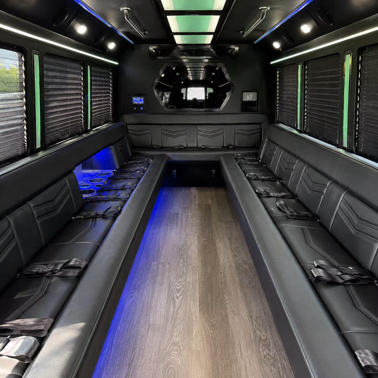 grand prairie wedding party bus rental